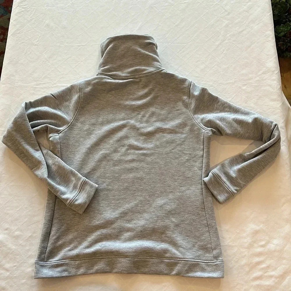 Nike Dri Fit 860130 Funnel Cowl Neck‎ Gray Pullover Sweatshirt Women's medium - Picture 5 of 5